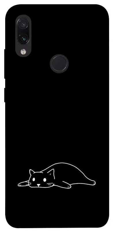 TPU чохол Demsky Lazy cat для Xiaomi Redmi Note 7 / Note 7 Pro / Note 7s