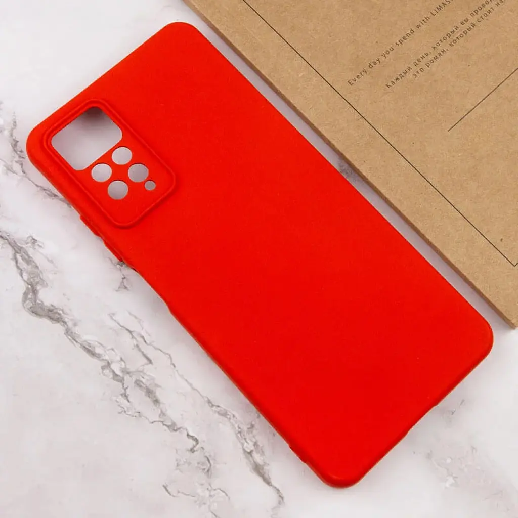 Чохол Silicone Cover Full Camera для Xiaomi Redmi Note 11 Pro 4G/5G 12 Pro 4G Red [87877] - фото 4