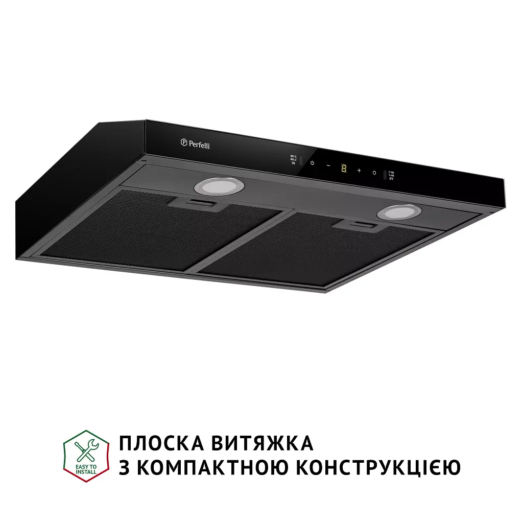 Витяжка плоска Perfelli RINCI 6CWB NERO - фото 2