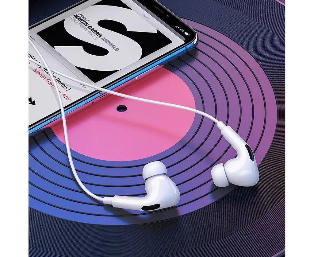 Наушники вакуумные Borofone BM30 Pro Type-C белые - фото 3