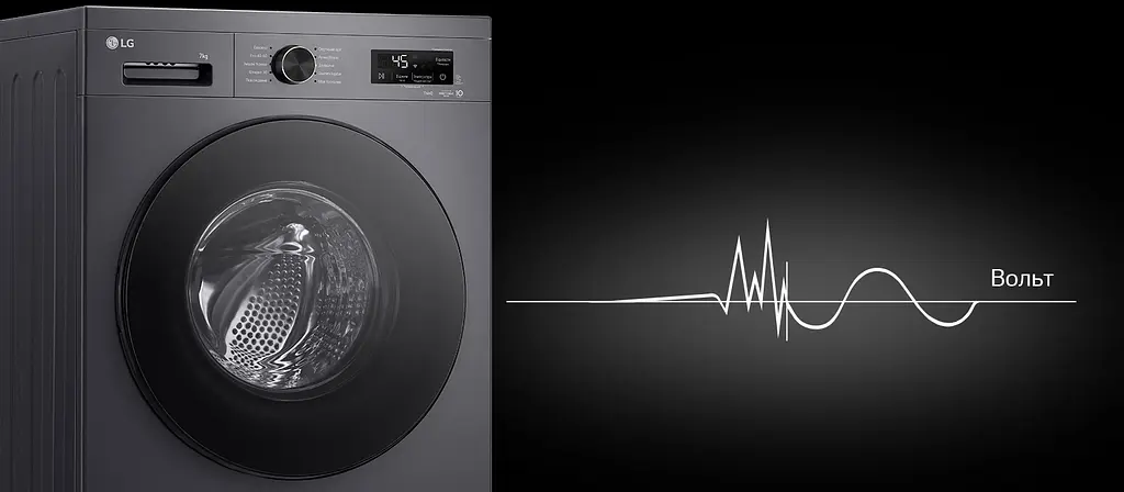 LG Пральна машина фронтальна, 7кг, 1200, A, 44см, - фото 4