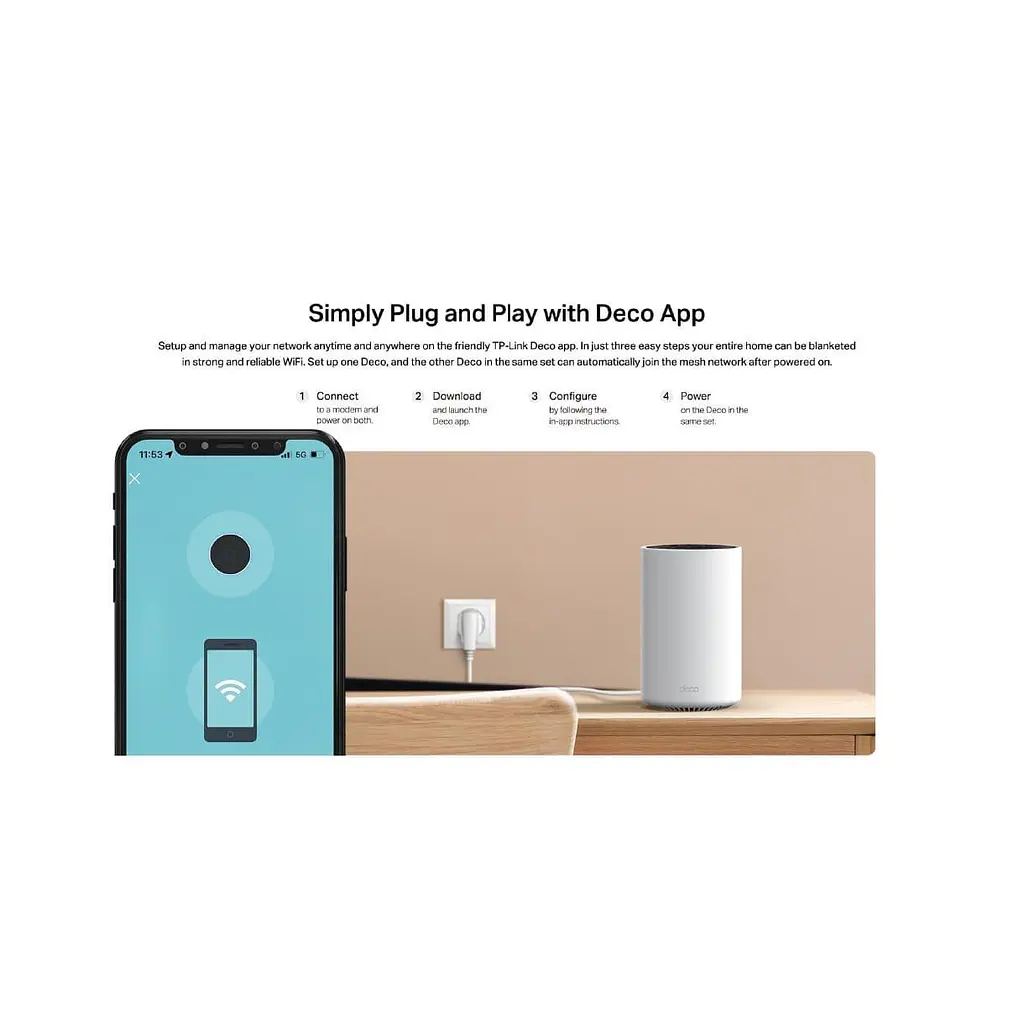 Система WiFi-Mesh TP-Link Deco PX10 AX1500 3xGE LAN/WAN 3 модулі Powerline AV1000 - фото 10