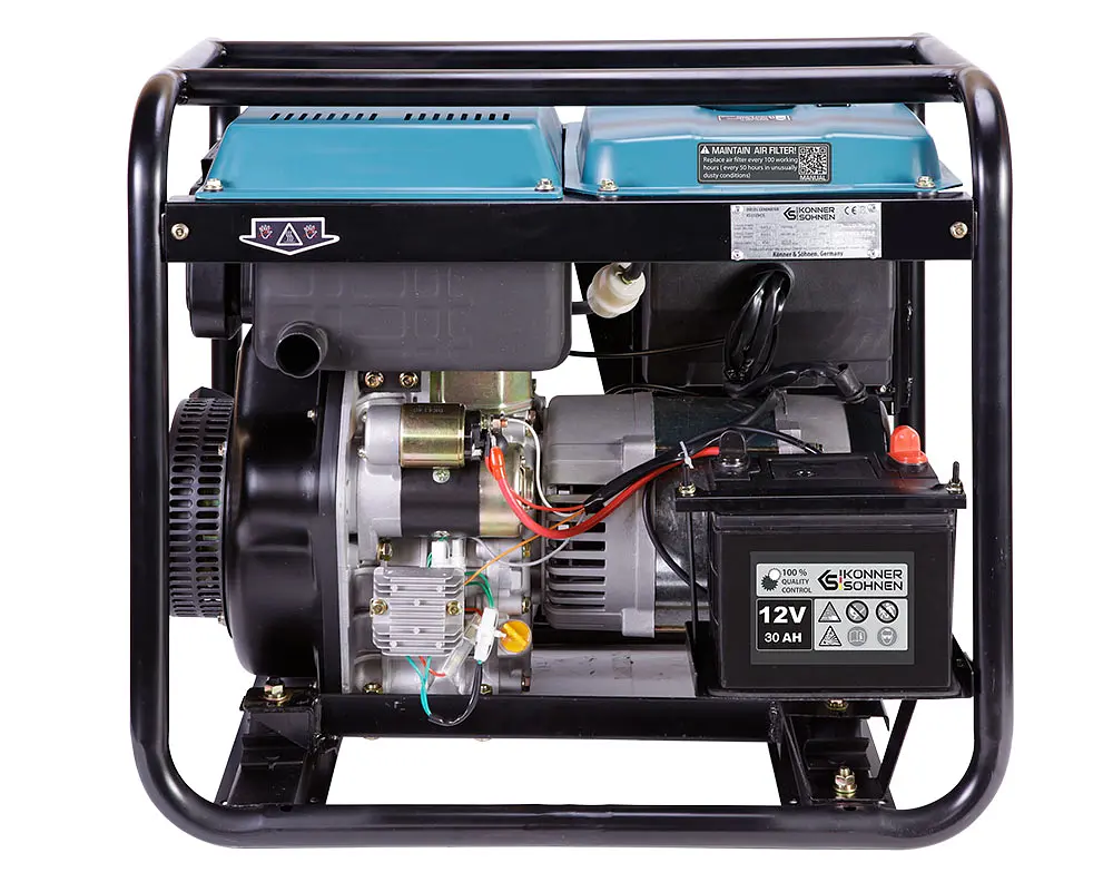 Генератор дизельний Konner&Sohnen 6/6.5 кВт KS 8102HDE-1/3 ATSR - фото 4