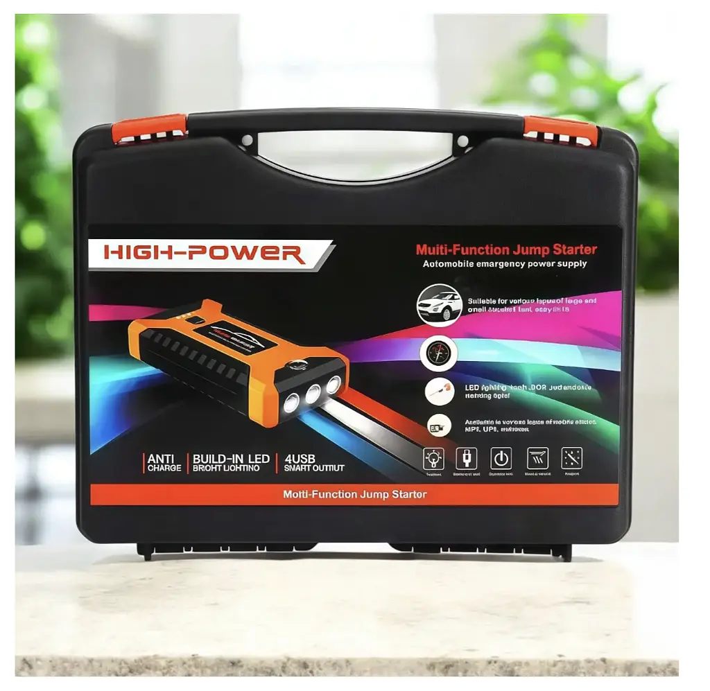 Пускозарядний пристрій для авто жовтий JUMPSTARTER JX27 99800 mAh ∙ Автомобільний пуско-зарядний пристрій JX27 Power Bank - фото 5