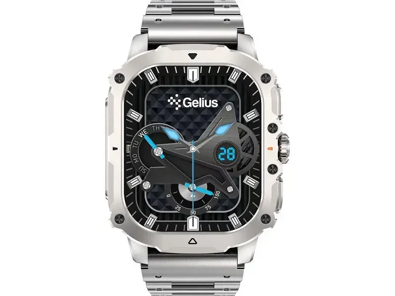 Смарт-годинник Gelius Pro GP-SW016 (Tactical Heavy) Silver Titan - фото 5