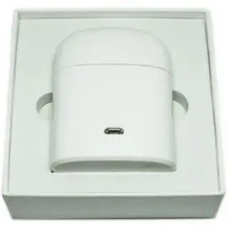 Бездротові навушники TWS Bluetooth i7S з боксом для зарядки White (au007-hbr) - фото 4