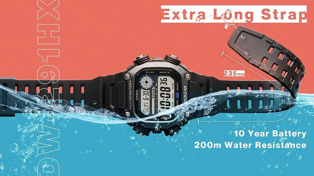 Чоловічий годинник Casio G-Shock Classic DW-291HX-1AVER - фото 3