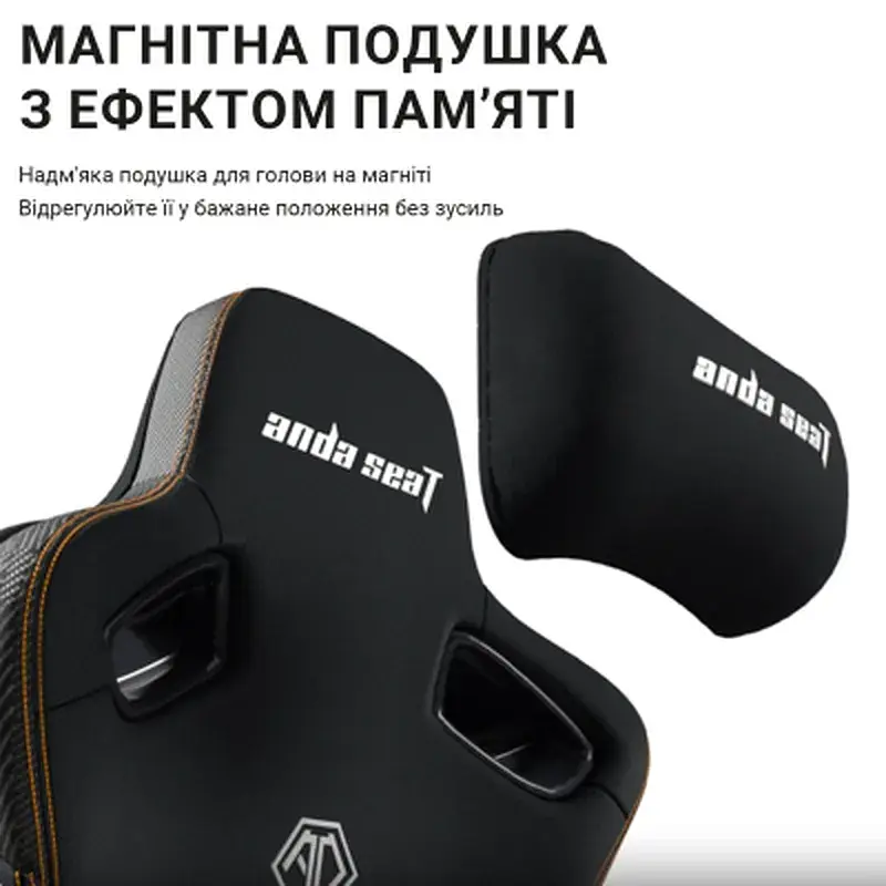 Крісло ігрове Anda Seat Kaiser 3 Fabric Size XL Grey (AD12YDC-XL-01-G-PV/F) - фото 9