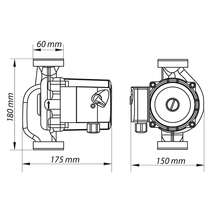 Насос циркуляційний відцентровий Koer Kp.GRS-32 / 8-180 KP0252 - фото 2