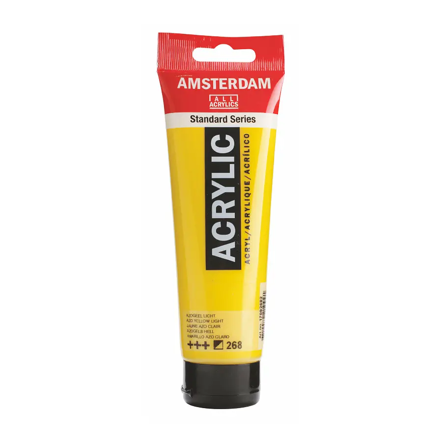Фарба акрилова Amsterdam (268) AZO Жовтий світлий 120 мл Royal Talens (8712079210991)