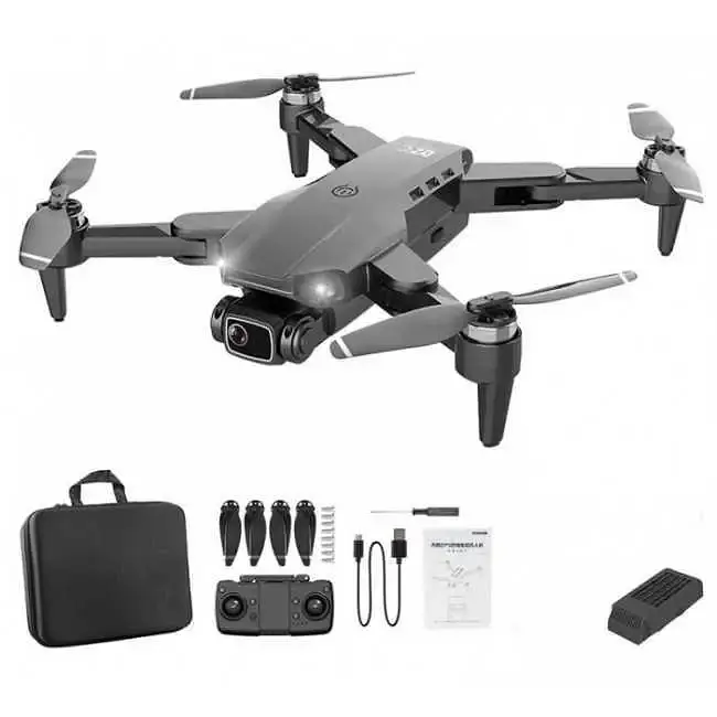 Квадрокоптер L900 PRO 6K GPS с кейсом (до 1200м) 28 минут полета (Черный) - фото 7