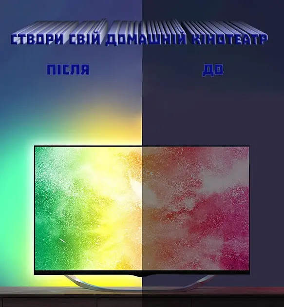 Світлодіодна стрічка FUPT, RGB LED, з пультом, з керуванням через додаток, водостійка, синхронізація з музикою, 20м - фото 3