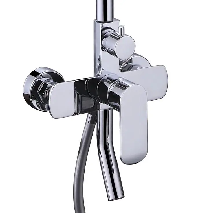 Душова система Dusel Dallas Chrome (273307000), Хром - фото 7