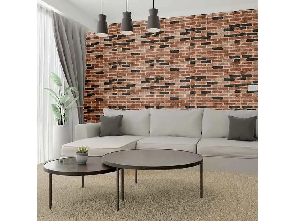 Панель стінова 3D STICKER WALL 700 * 770 * 2мм (346-2) Класична цегла SW-00001915 - фото 6