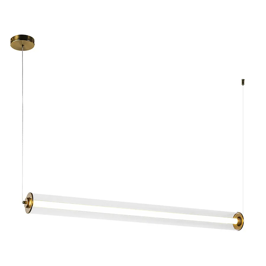 Люстра LED Levistella 7813110 (1000) AB, 14W, 3000K, бронзовий метал + акрил, стельова для дому - фото 2