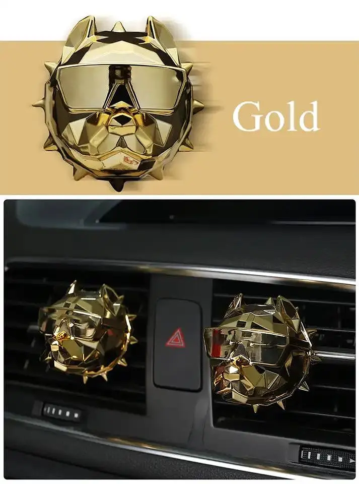Ароматизатор Освіжувач повітря в машину на обдув Pitbull Gold Золотий - фото 3