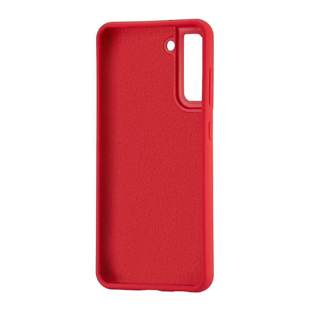 Чохол Silicone Case Samsung S21 FE (G990) Red - фото 2