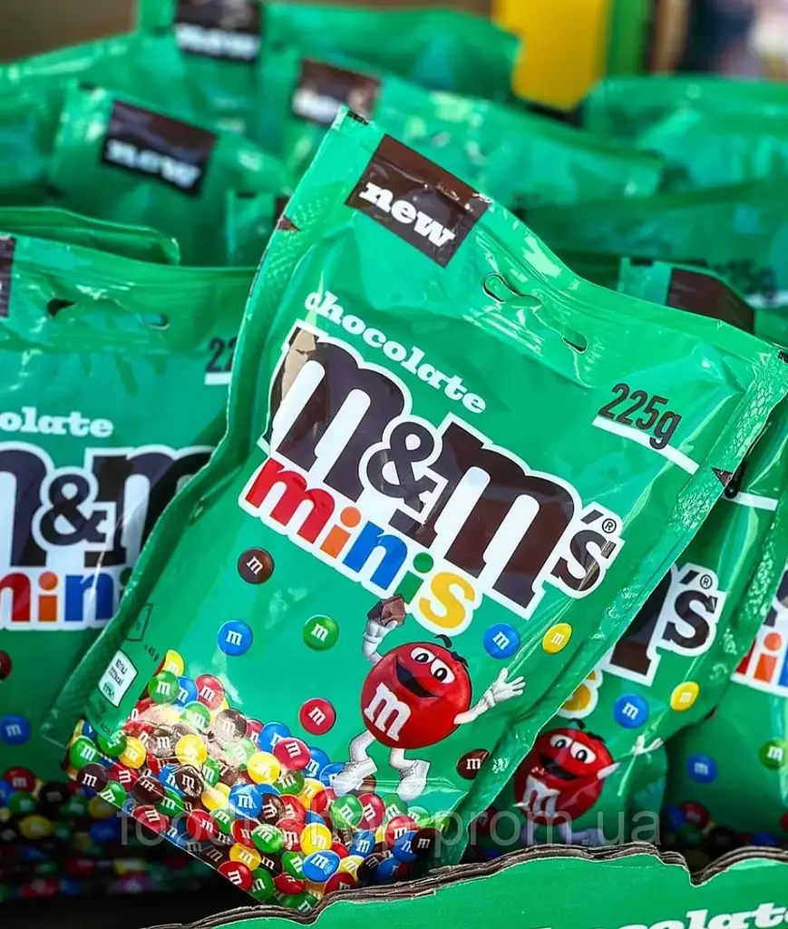 Драже M&M's Minis Chocolate 225г - фото 6