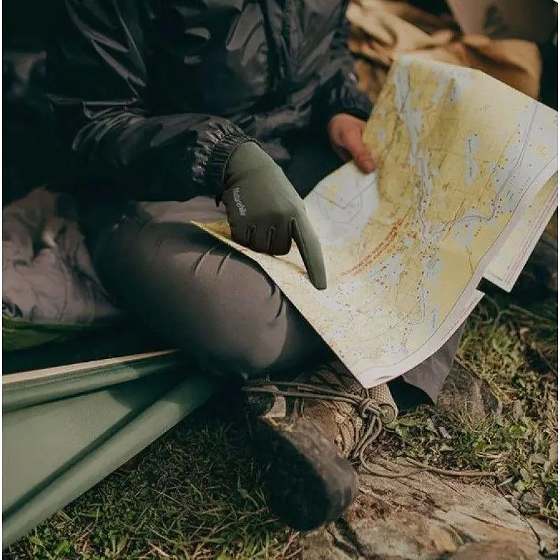 Рукавички трикотажні з покращеним хватом Naturehike NH20FS032, розмір XL, оливковий - фото 2