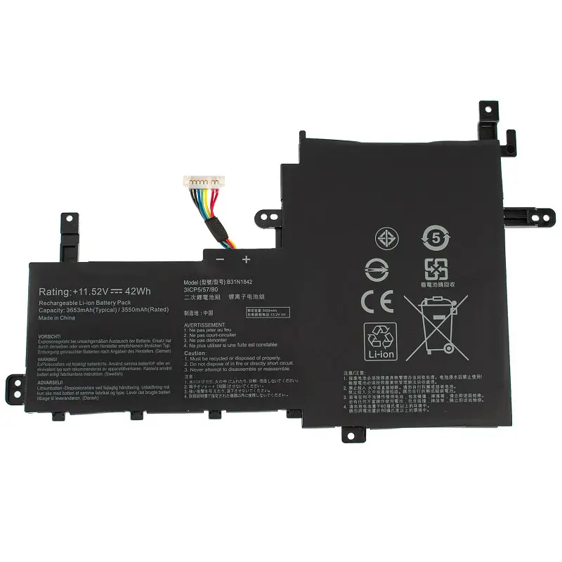 Акумулятор Asus B31N1842 11.52V 42Wh - фото 3