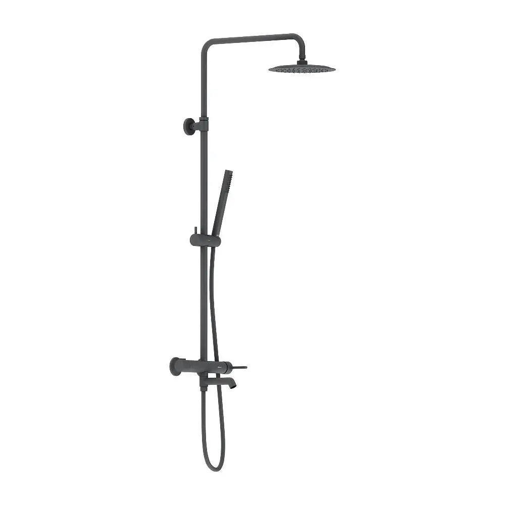 Душова система з виливом Damixa Scandinavian Pure black 936740300