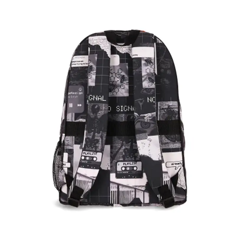 Рюкзак для ноутбука Bagland 17" Stylish XL 35L+print, whtite-black 1343 00558694 (1120220805) - фото 4