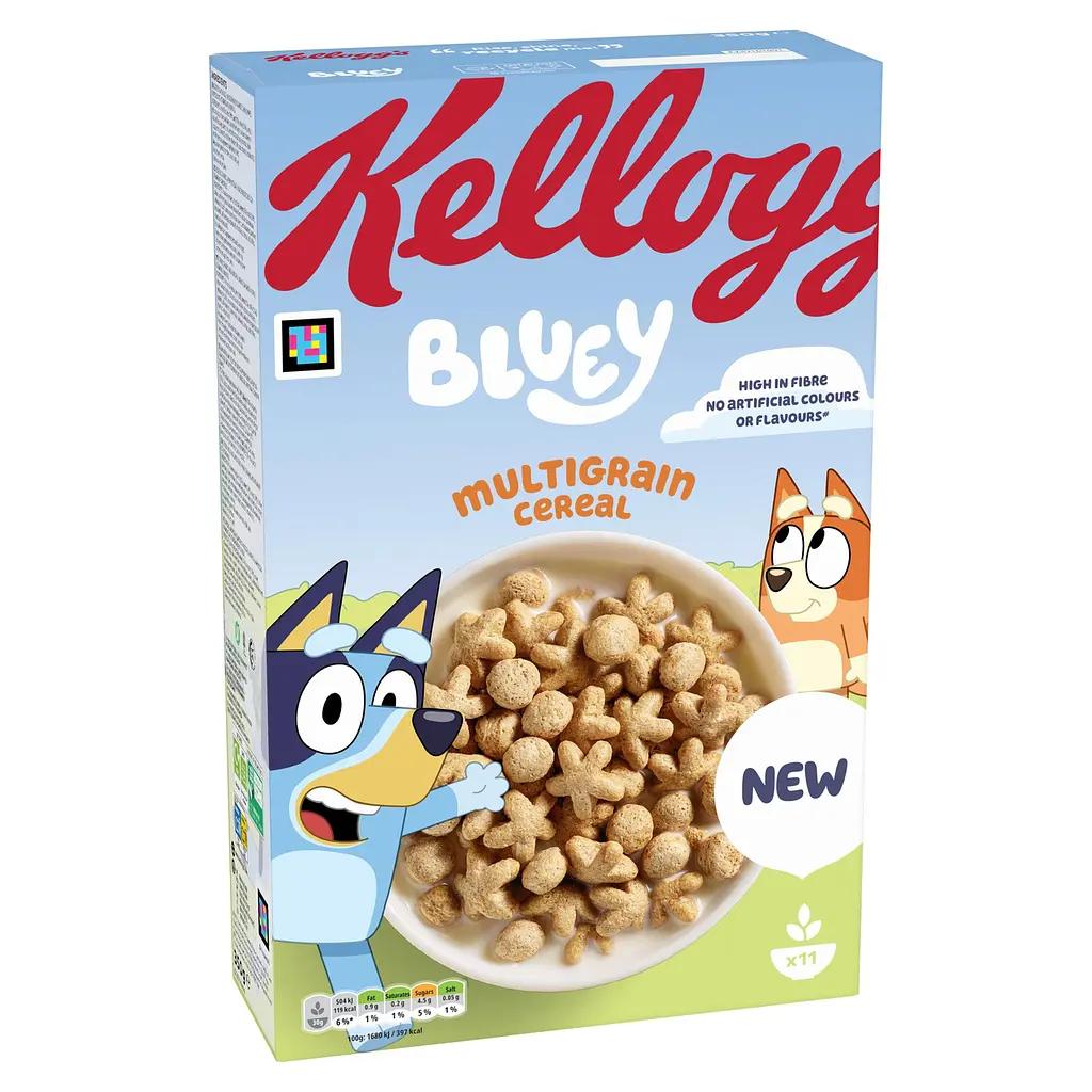 Сухий сніданок Kellogg’s Rice Krispies Multigrain Bluey 350 г
