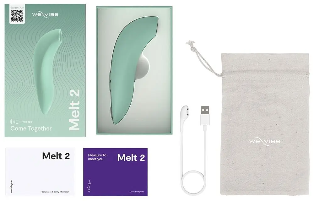 Стимулятор We-Vibe Melt 2 Вакуумний клітора зі смарт-управлінням - фото 16