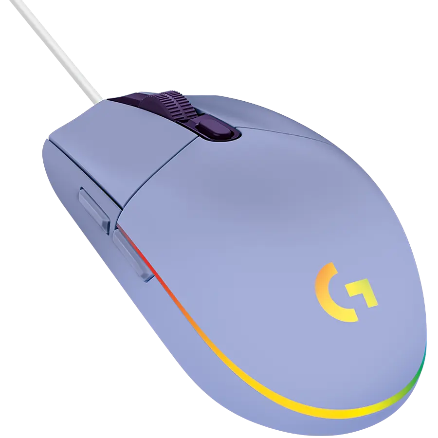 Миша Logitech G102 Lightsync USB Бузковий (910-005854, 910-005857) - фото 2