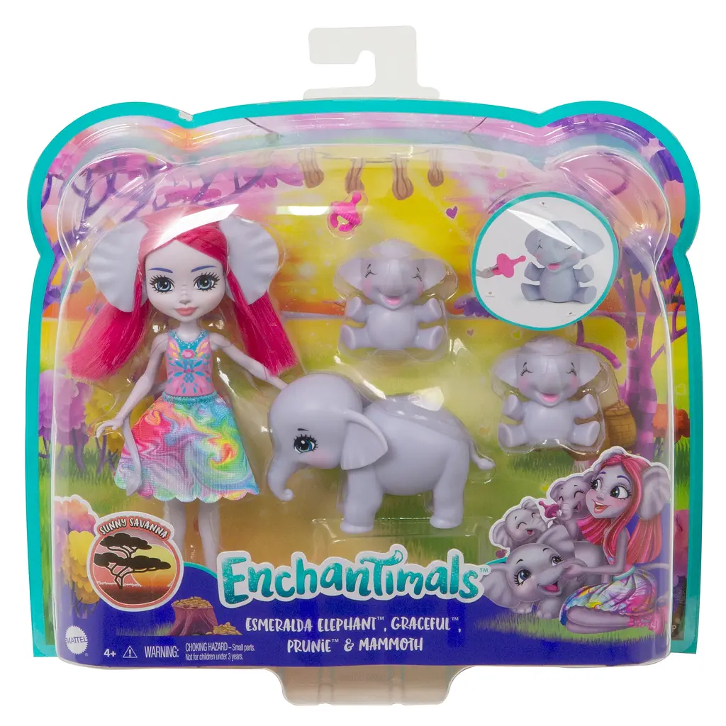 Ігровий набір Enchantimals Родина Слоненяти Есмеральди (GTM30) - фото 7