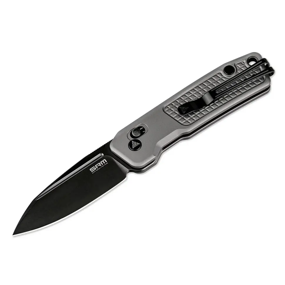 Ніж складаний кишеньковий SRM Scout 7229-AK (6.9 см) 14C28N / алюміній сірий - фото 3