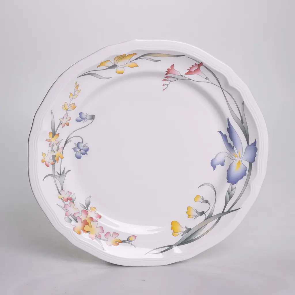 Столовий сервіз Yiwu Villeroy YY78-8A фарфоровий на 6 персон 32 предмети: тарілки, чашки, блюда - фото 3