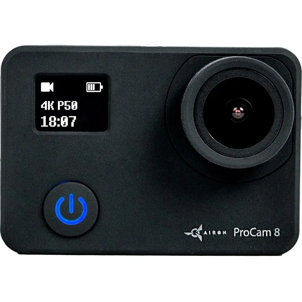 Экшн-камера Airon ProCam 8 + набор аксессуаров 12 в 1 Black [4822356754795] [83141] - фото 1