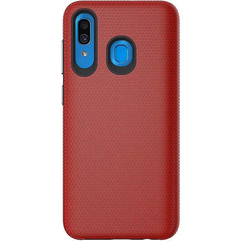 Чохол-накладка Toto Triangle TPU+PC Case Samsung Galaxy A20/A30 Red - фото 1