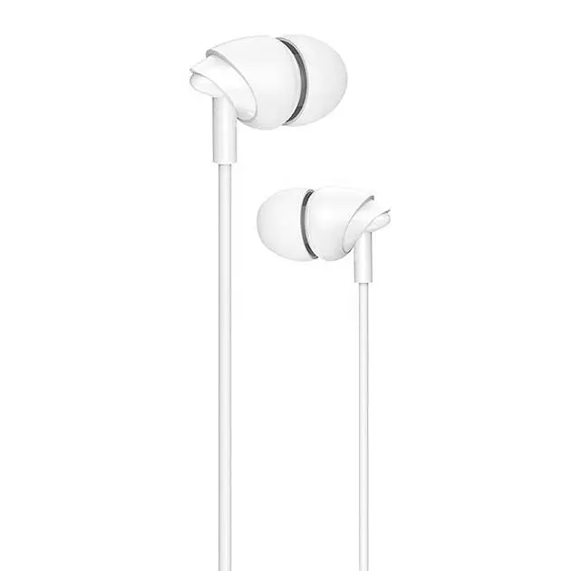 Проводные наушники Usams In-ear Plastic EP-39, 3.5mm, 1.2m, white - фото 3