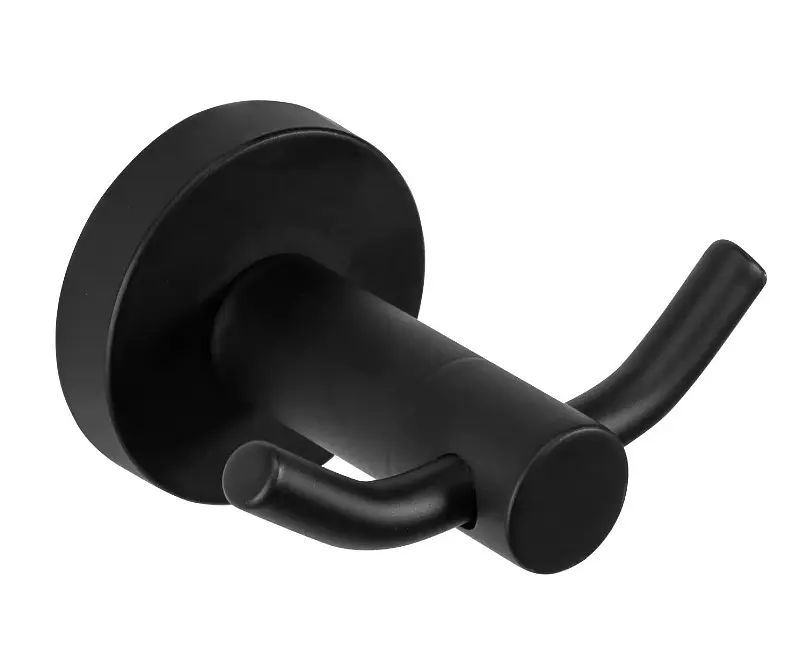 Гачок для рушників Rea 332914A Mist 02 black REA-06901, Чорний матовий - фото 3
