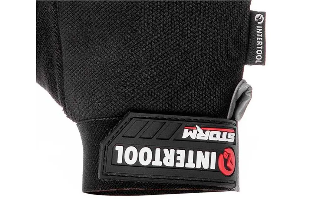 Рукавички робочі захисні Intertool Storm зі спандексу антиковзні посилені 10" - фото 4