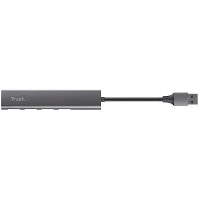 Концентратор Trust Halyx 4-Port USB-A 3.2 Grey (24947_TRUST) - фото 2