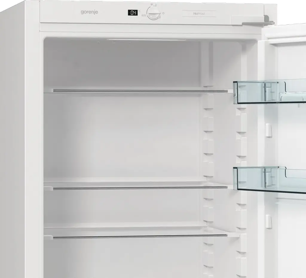 Холодильник з морозильною камерою Gorenje 177х55х54см 2 двері 180(68) л А+ FrostLess LED дисплей білий (RKI418FE0) - фото 8