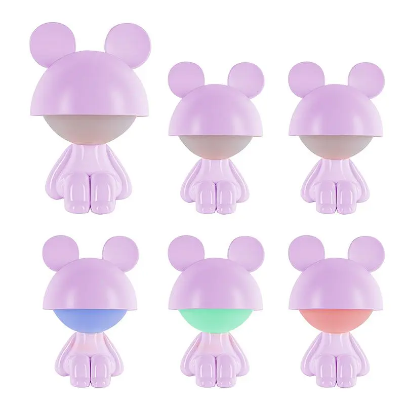 Світильник-нічник Kite LED з акумулятором Cute Mouse фіолетовий (K25-316-2-5) - фото 3
