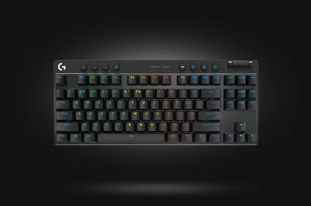 Клавиатура для геймеров Logitech G Pro X TKL LightSpeed с подсветкой черная (920-012136) - фото 2