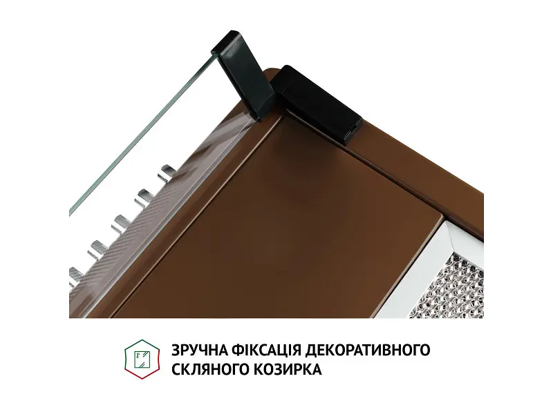 Витяжка Perfelli PL 5144 DARK BR LED - фото 6