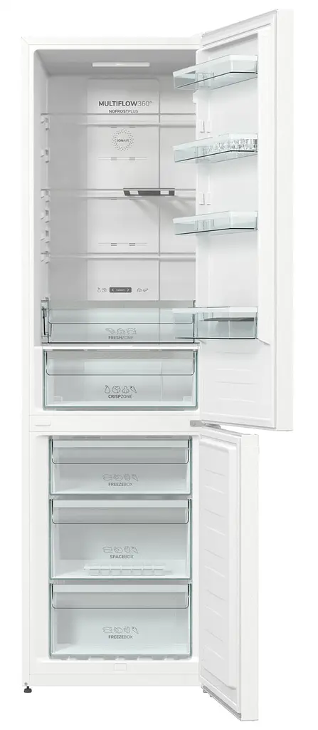 Холодильник Gorenje NRK6201SYW 200х60х60см 2 двері 235(96) л А+ NF+ (NRK6201SYW) - фото 8