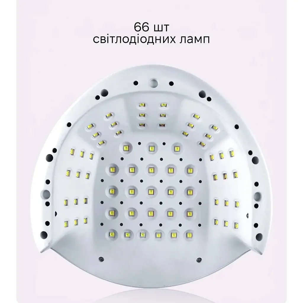 Лампа для манікюру SML S5 198Вт 66led White - фото 7