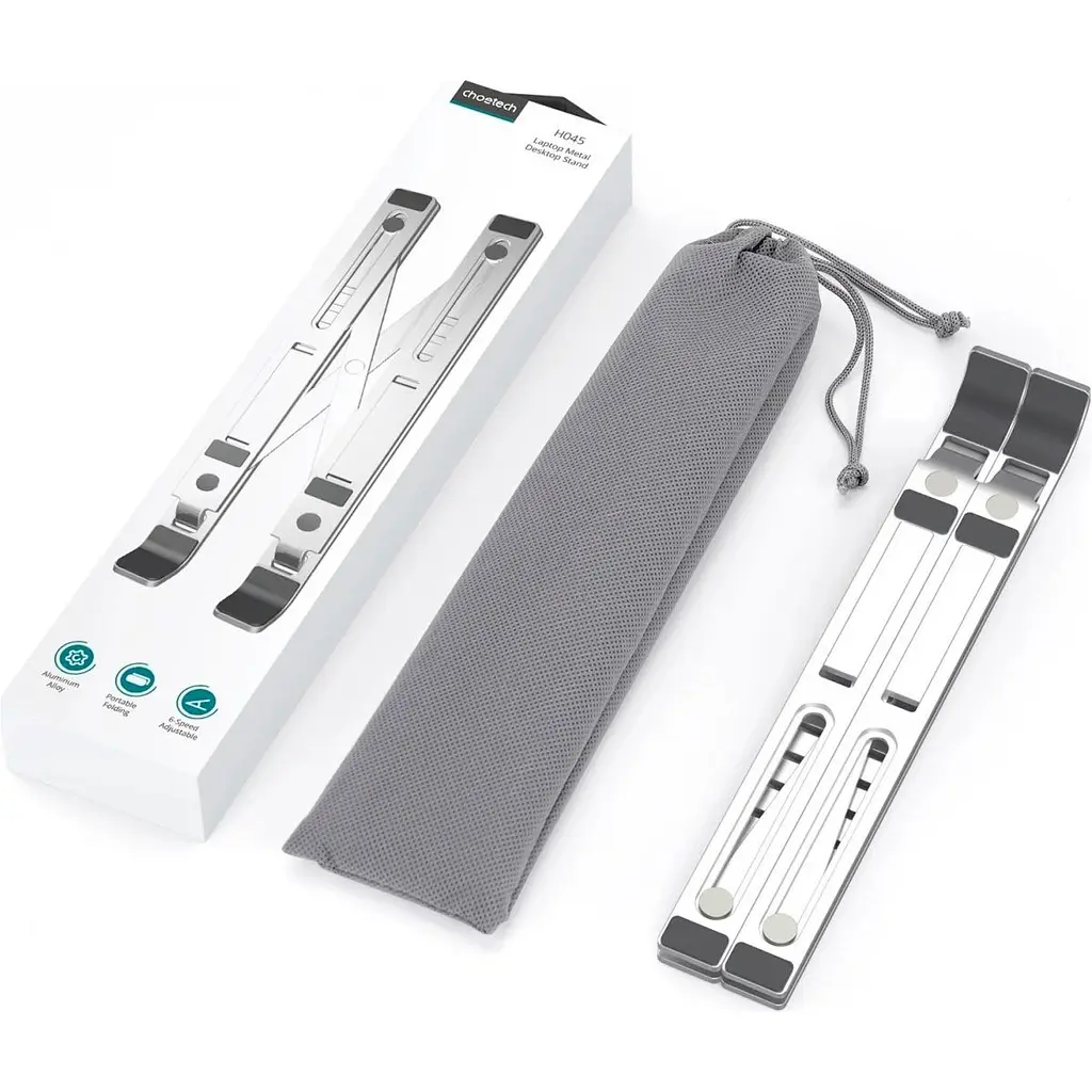Підставка для ноутбука Choetech Aluminum Alloy Laptop Stand [H045-SL] [100885] - фото 4