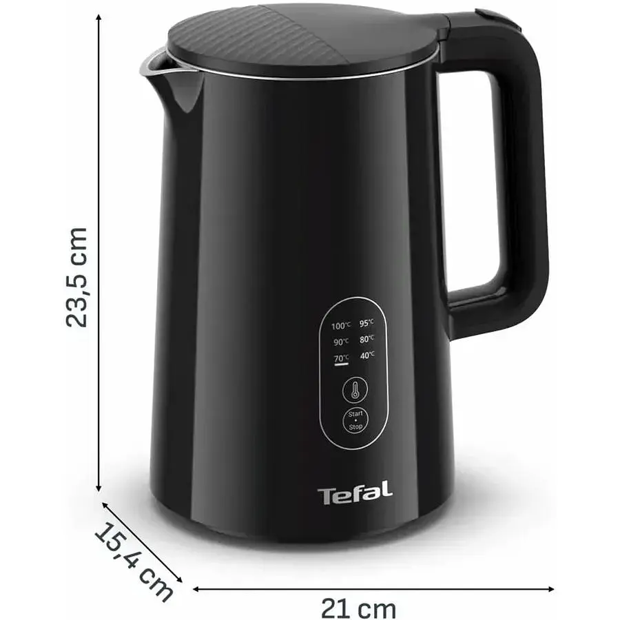 Електрочайник Tefal Thermo Protect Control 1.5 л Strix чорний (KO6518E0) - фото 5