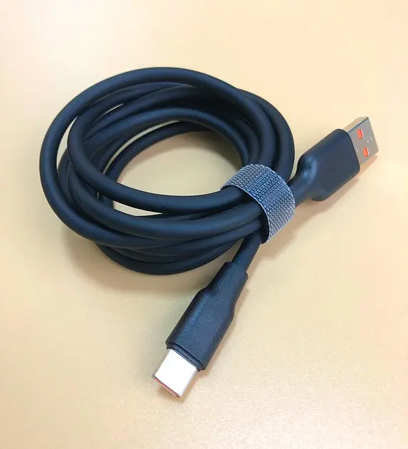 Usb-cable Type-C 4you Dnister black (3A, Silicon Perfect)