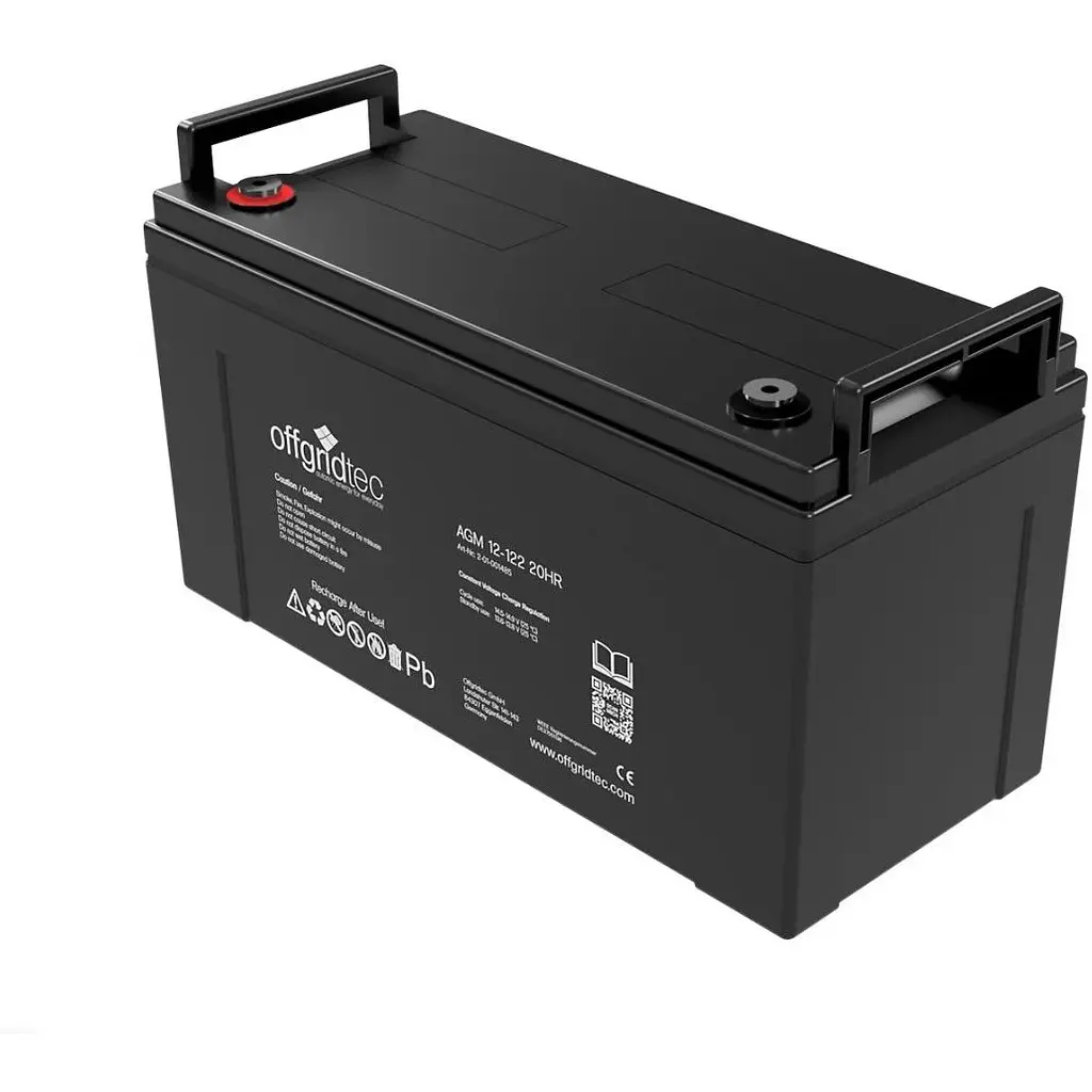 Аккумулятор Offgridtec AGM 122Ah 20HR 12V Deep Cycle Solar Battery - фото 2