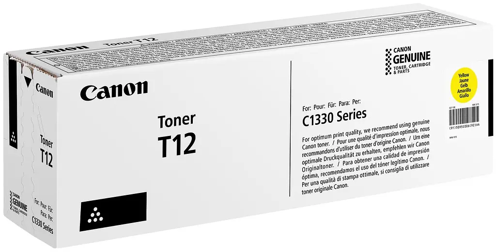 Картридж Canon T12 i-SENSYS XC1333 Series 5400 Стр. Yellow teh0015640 - фото 3