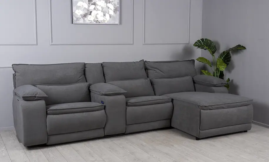 Диван кутовий Ego Home Денвер правий з електричним реклайнером і консоллю - фото 4